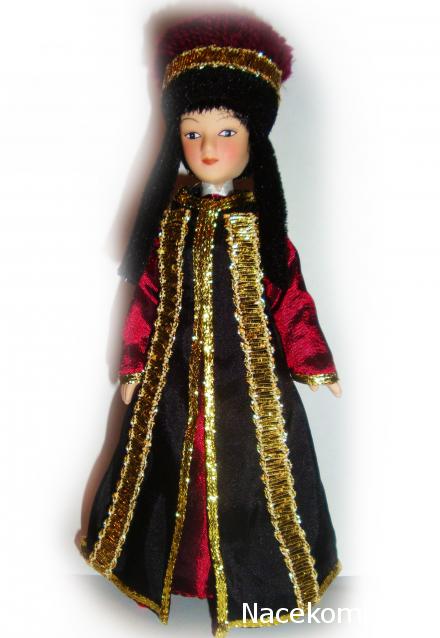 Куклы в народных костюмах №7 Кукла в калмыцком праздничном костюме