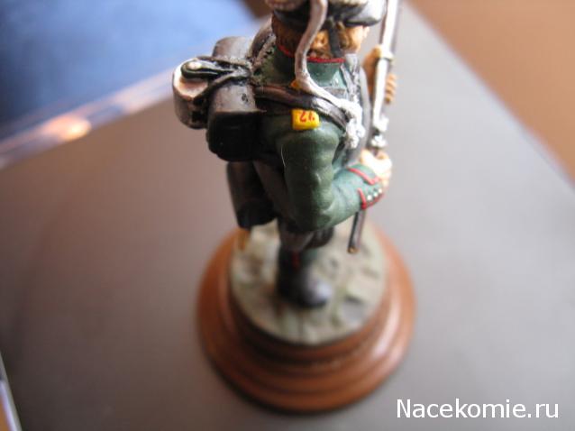 Наполеоновские Войны №19 Рядовой 49-го егерского полка в зимней парадной форме, 1812 г.