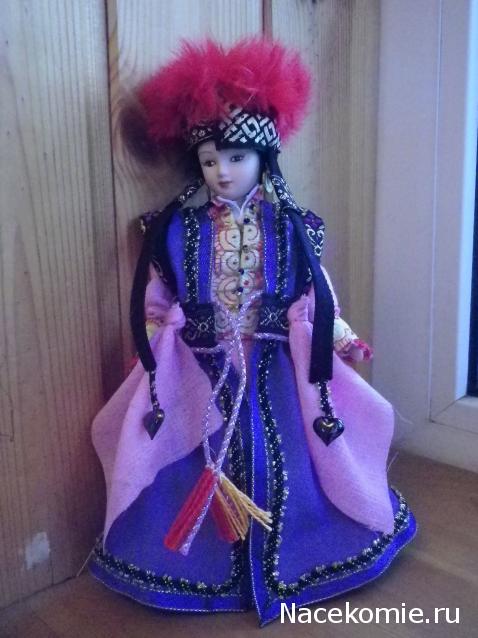 Куклы в народных костюмах №7 Кукла в калмыцком праздничном костюме