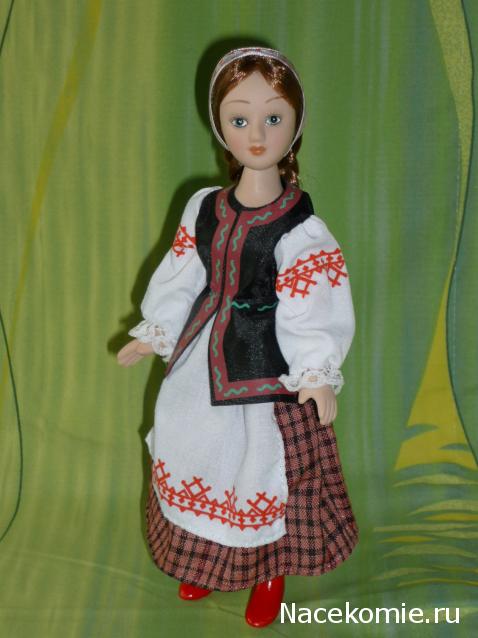 Куклы в народных костюмах №8 Кукла в летнем костюме Минской губернии