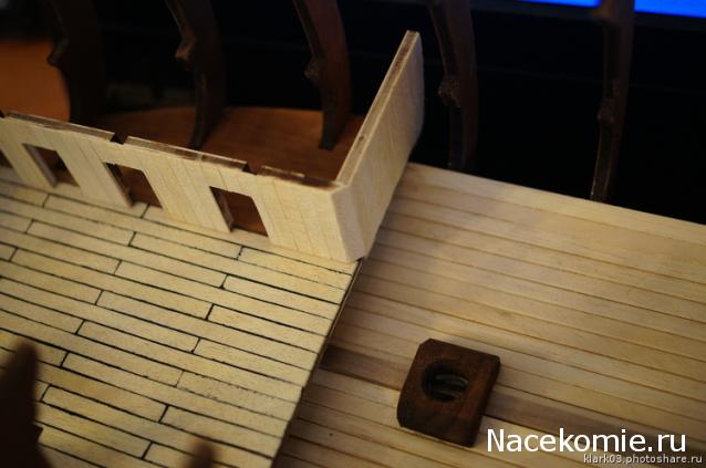 Парусник Баунти - Сборка корпуса