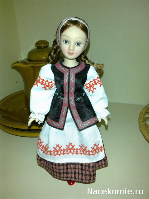 Куклы в народных костюмах №8 Кукла в летнем костюме Минской губернии