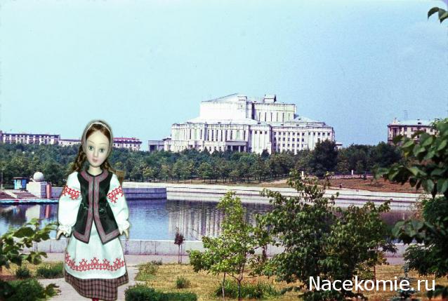 Куклы в народных костюмах №8 Кукла в летнем костюме Минской губернии