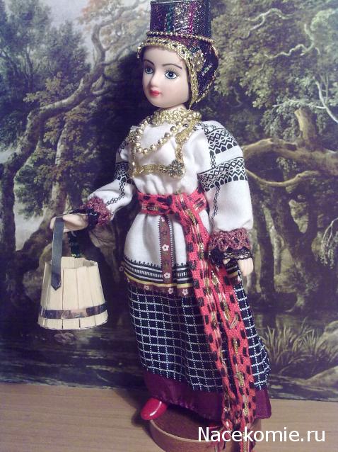 Куклы в народных костюмах №10 Кукла в праздничном костюме Воронежской губернии