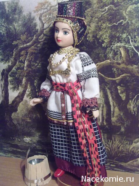 Куклы в народных костюмах №10 Кукла в праздничном костюме Воронежской губернии
