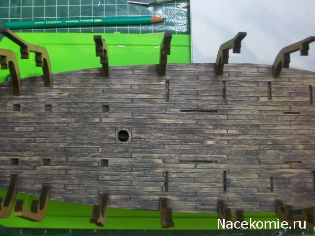 Собери Чёрную Жемчужину. Сборка, обшивка и покраска палуб