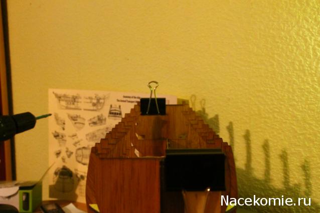 Парусник Баунти - Сборка корпуса