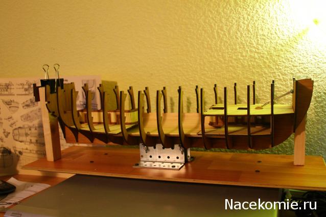 Парусник Баунти - Сборка корпуса