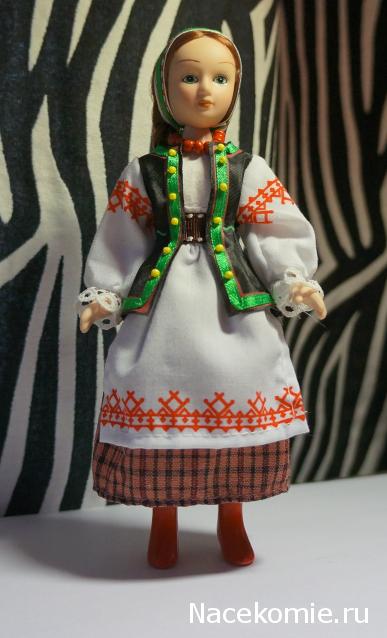 Куклы в народных костюмах №8 Кукла в летнем костюме Минской губернии