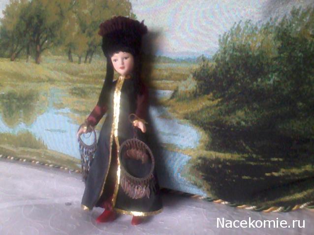Куклы в народных костюмах №7 Кукла в калмыцком праздничном костюме