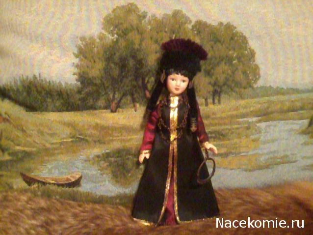 Куклы в народных костюмах №7 Кукла в калмыцком праздничном костюме