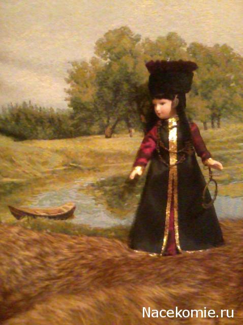 Куклы в народных костюмах №7 Кукла в калмыцком праздничном костюме