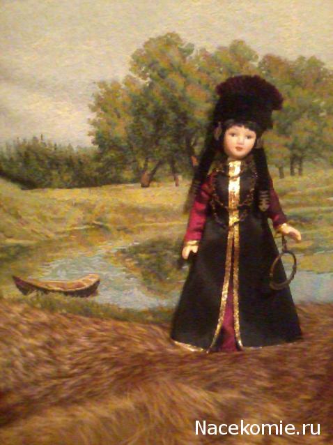 Куклы в народных костюмах №7 Кукла в калмыцком праздничном костюме