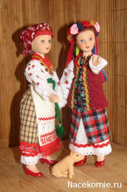Куклы в народных костюмах №4 Кукла в летнем костюме Киевской губернии