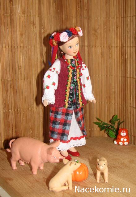 Куклы в народных костюмах №4 Кукла в летнем костюме Киевской губернии