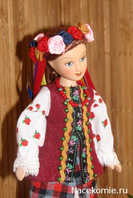 Куклы в народных костюмах №4 Кукла в летнем костюме Киевской губернии