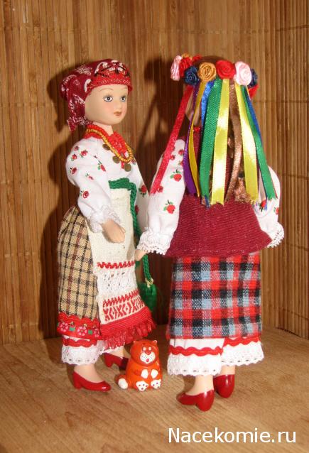Куклы в народных костюмах №4 Кукла в летнем костюме Киевской губернии