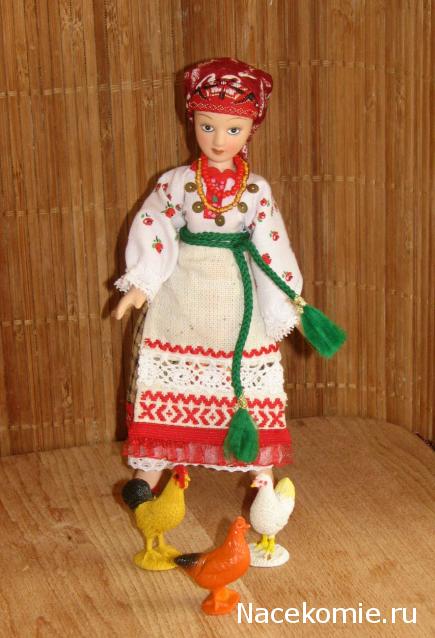 Куклы в народных костюмах №4 Кукла в летнем костюме Киевской губернии