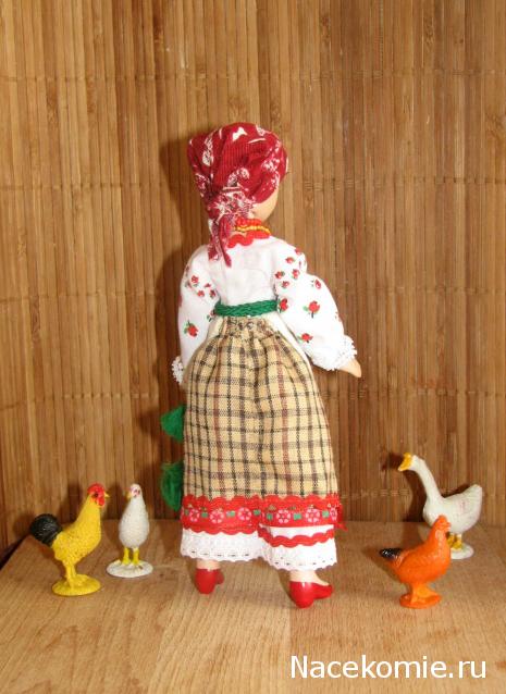 Куклы в народных костюмах №4 Кукла в летнем костюме Киевской губернии