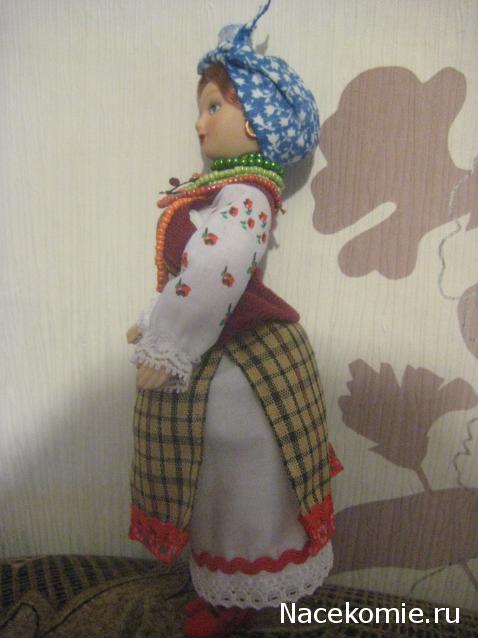 Куклы в народных костюмах №4 Кукла в летнем костюме Киевской губернии