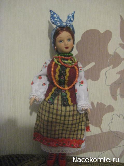 Куклы в народных костюмах №4 Кукла в летнем костюме Киевской губернии