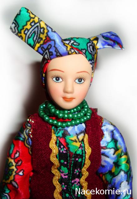 Куклы в народных костюмах №4 Кукла в летнем костюме Киевской губернии