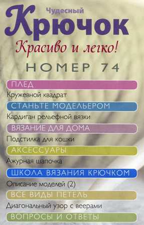 Чудесный крючок №74: кардиган, подстилка для кошки, ажурная шапочка