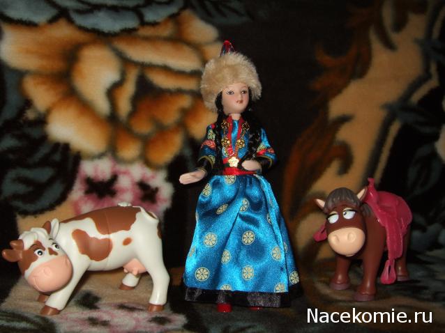 Куклы в народных костюмах №11 Кукла в бурятском женском костюме