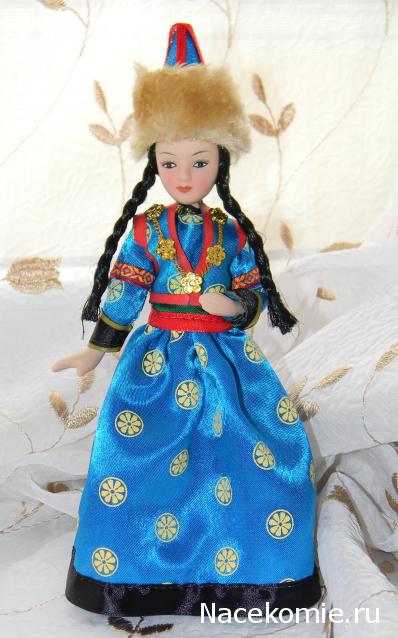 Куклы в народных костюмах №11 Кукла в бурятском женском костюме
