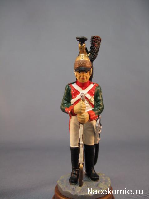 Наполеоновские войны №22 Рядовой 25-го драгунского полка в походной форме,1810 г.