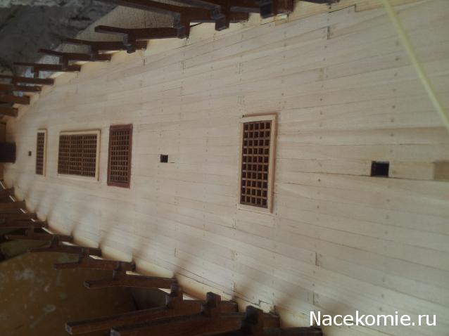 Собери Чёрную Жемчужину. Сборка, обшивка и покраска палуб