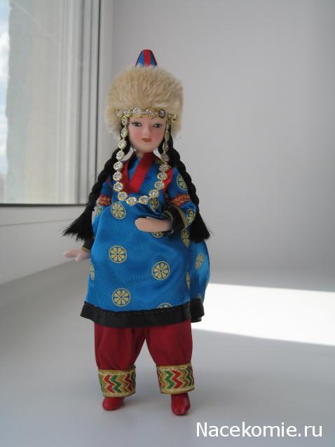Куклы в народных костюмах №11 Кукла в бурятском женском костюме