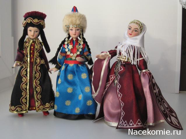 Куклы в народных костюмах №11 Кукла в бурятском женском костюме