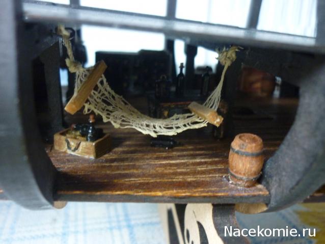 Собери Чёрную жемчужину. Сборка: оснащение палуб