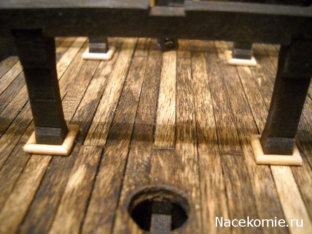 Собери Чёрную жемчужину. Сборка: оснащение палуб