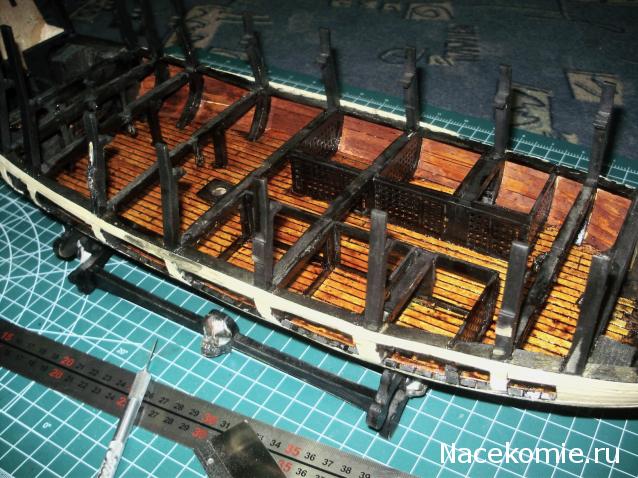 Собери Чёрную Жемчужину. Сборка, обшивка и покраска палуб