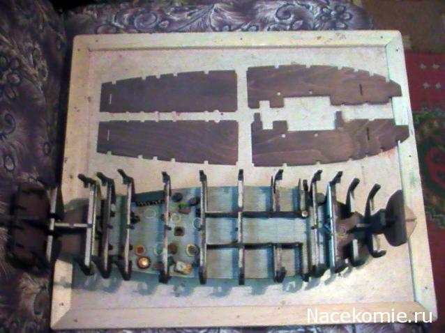 Собери Чёрную жемчужину. Сборка: оснащение палуб