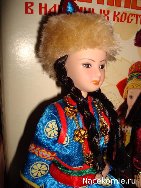 Куклы в народных костюмах №11 Кукла в бурятском женском костюме