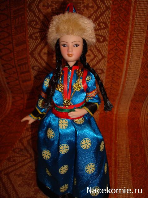 Куклы в народных костюмах №11 Кукла в бурятском женском костюме