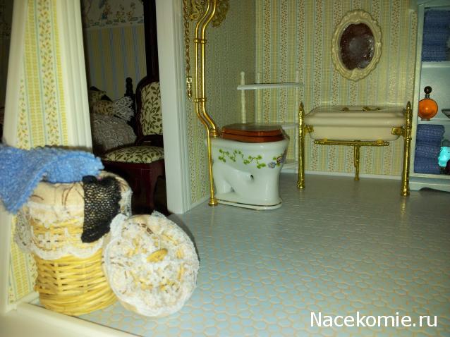 Дом Мечты №32 Корзина для белья, зеркало для ванной