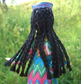 Куклы в народных костюмах №12 Кукла в узбекском летнем костюме