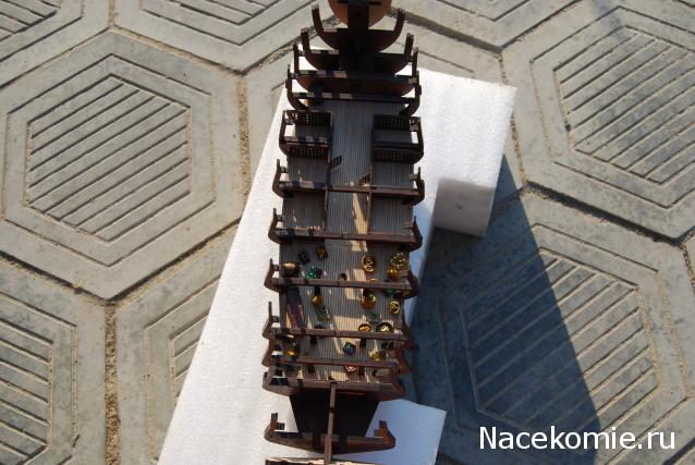 Собери Чёрную жемчужину. Сборка: оснащение палуб