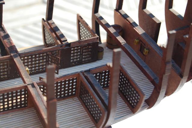 Собери Чёрную жемчужину. Сборка: оснащение палуб