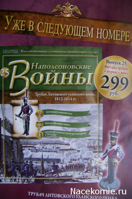 Наполеоновские Войны №24 Ратник пеших дружин Санкт-Петербургского ополчения, 1812 г. "Герасим"