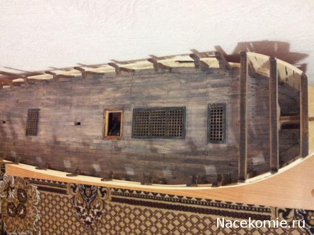 Собери Чёрную Жемчужину. Сборка, обшивка и покраска палуб