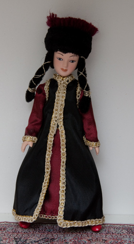 Куклы в народных костюмах №7 Кукла в калмыцком праздничном костюме