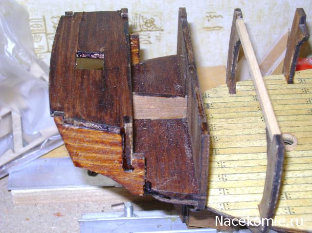 Парусник Баунти - Сборка корпуса