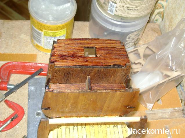 Парусник Баунти - Сборка корпуса