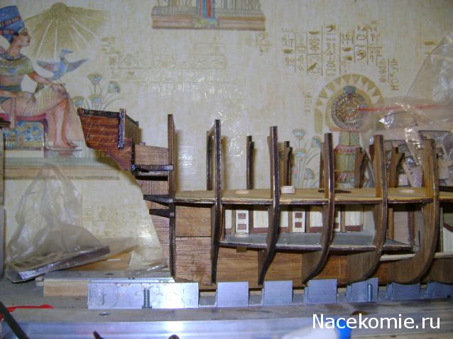 Парусник Баунти - Сборка корпуса