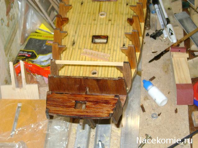 Парусник Баунти - Сборка корпуса